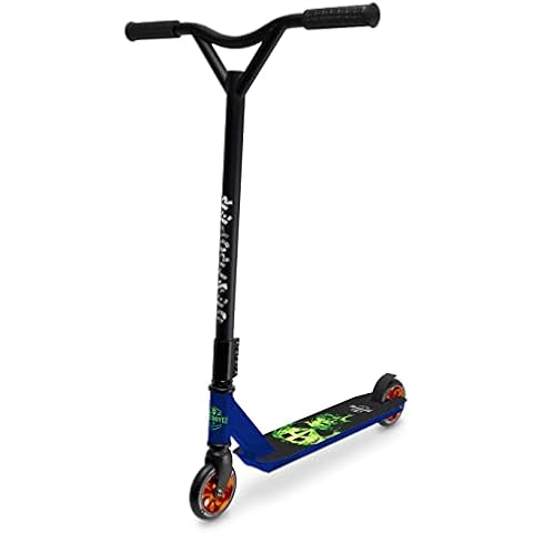 Stunt Scooter Street Surfing Destroyer Green Fire Mask Cover