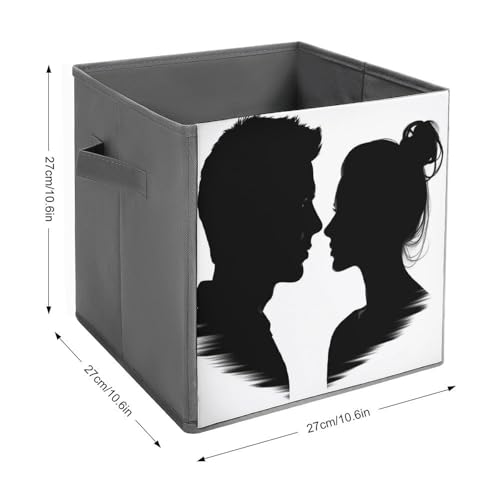 Boîtes de rangement pliables de qualité supérieure avec poignées en cuir - 3