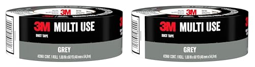 Image of 3M Multi-Use Duct Tape for Home & Shop, 1.88 inches by 60 Yards, 2960-A (Pack of 2)