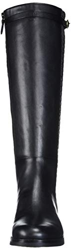 Cole Haan Women's Abi Stretch Strap Boot Equestrian, Black Leather, 5.5 #TOP1
