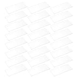 Construcción robusta: hecho de material de pvc, este portaetiquetas es resistente a la deformación, lo que garantiza una confiabilidad a largo plazo, mini porta letreros, soportes para letreros para exhibición
