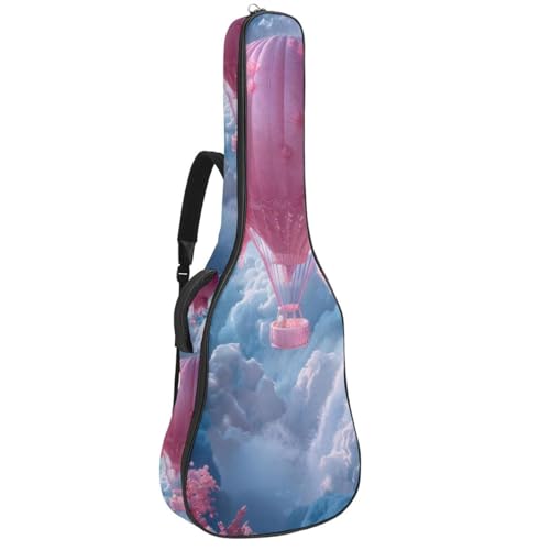 Sac pour guitare acoustique rose pour transporter votre musique