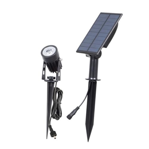 FONDOTIN Solar Lawn Lamp Waterproof Led Lighting Tool Ground Plug Light for Outdoor Garden Decorative Easy Install Landscape Light