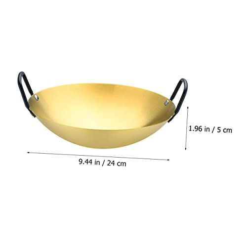 Wok de Acero Inoxidable para Cocción Hogareña 24 cm miniatura 3