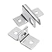 10pcs Thicken Locker Padlock Hasp Door Buckles Wardrobe Security Door Gate Bolts Latches Lock Bracket Door Hardware Hasp