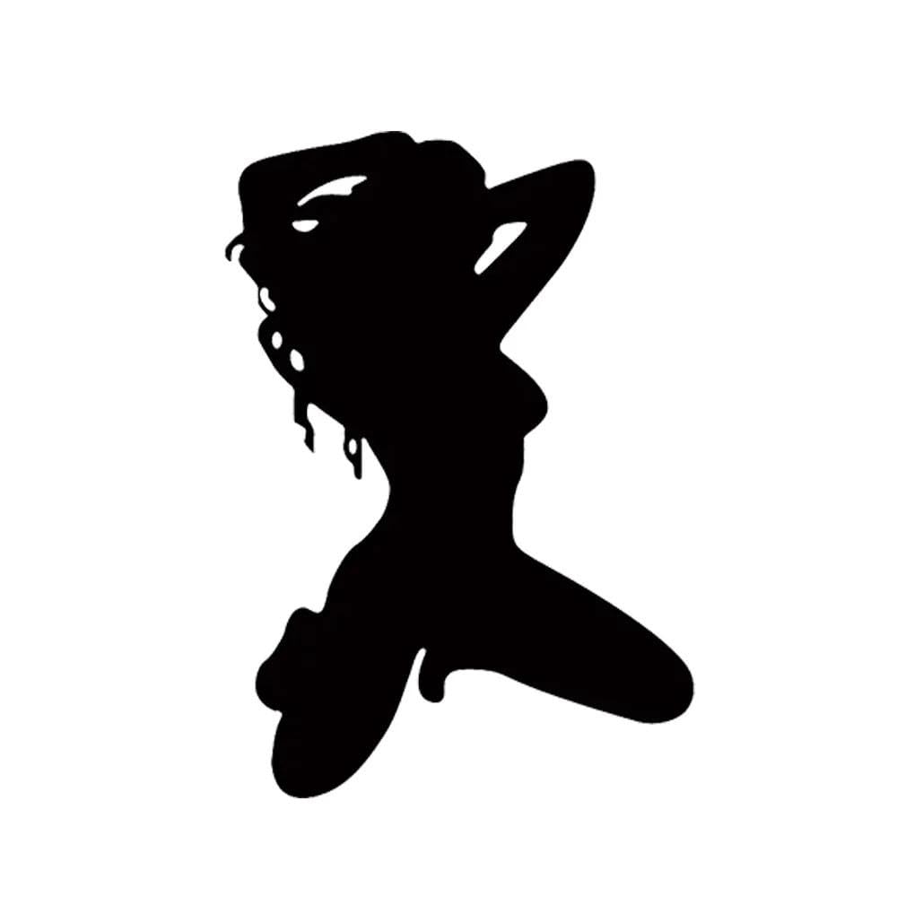 Car Stickers 10.5x15cm Vinyl Decal for Rear Windshield Bumper Truck(Black)