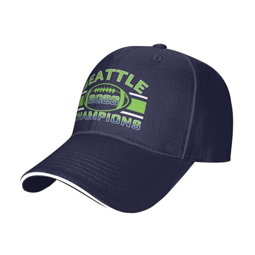 2026 Football Champs Hat for Adult World Champions Caps for Fans Gift Adjustable One Size Fits All