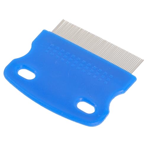 iplusmile Peine De Eliminación Para Mascotas 1 Unidad Dientes De Acero Inoxidable Cepillo Ergonómico Para Perros y Gatos Cuidado Del Pelaje Eliminación De Pulgas y Limpieza Diaria