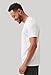 Pact Organic Cotton Fabric Men's Stretch-Fit V-Neck Undershirt 2-Pack, White - Small