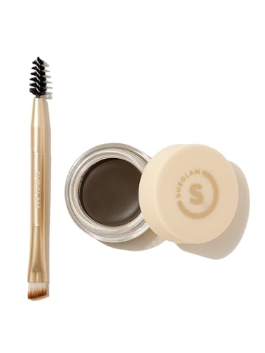 SHEGLAM Boss Brow Waterproof Pomade Waterproof Cream Eyebrow High Pigment-Dark Brown