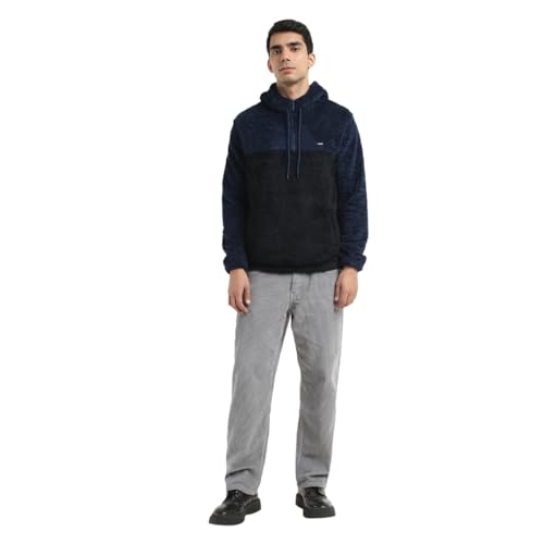 Image of Levi's Men Polyester Regular Fit Hooded Sweatshirt