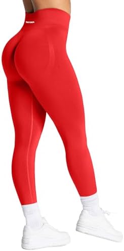 TAYOEA Sport Leggings Damen mit Scrunch Butt Push Up Booty Lifting Sporthose Blickdichte Nahtlos sportleggins für Yoga Gym Alltag
