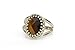 Tiger Eye Ring - Intricate Oval Gemstone Jewelry for Women - Handmade Crystal Rings, Fashion Accessories - Custom Jewelry with Box