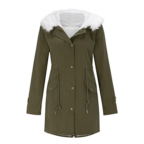 Chaqueta Sudadera para mujer con capucha larga cálida con capucha larga chaqueta chaqueta larga para mujer, talla grande, manga larga, chaqueta con capucha Color Block Slim Fit Túnica Casual Sudadera