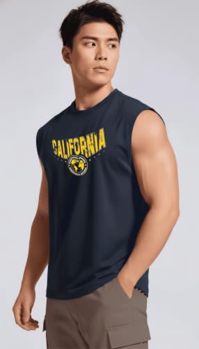 Image of JUARI BE A GENTLEMAN Men's Sleeveless Tank Top Premium Cotton Blend Muscle Fit Gym Vest | Casual Summer Shirt | Breathable & Lightweight Fitness Wear for Gym, Running & Daily Use