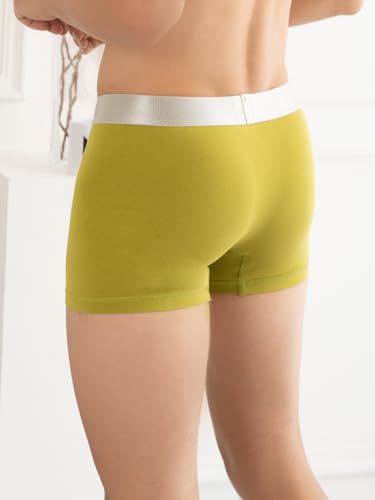 Image of KOFFY Men's Malleable Cotton Lycra Long Trunk with Minus Cutting Pouch and Moisture Wicking Properties