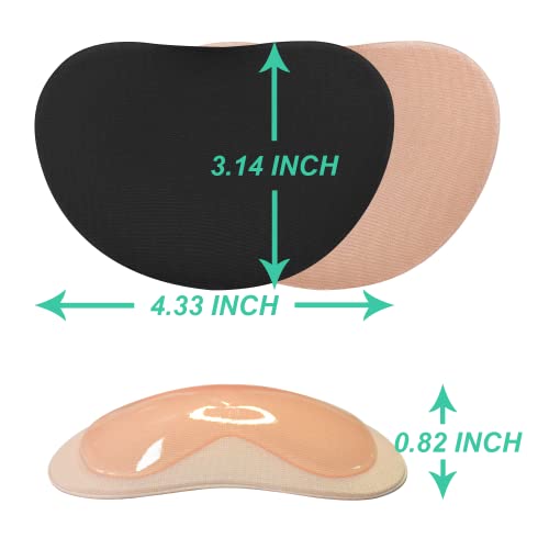 TopBine Silicone Bra Inserts Self-Adhesive Bra Pads Inserts Removable Sticky Breast Enhancer Pads Breast Lifter For Women2