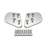 MATERIALI: Le nostre clip di montaggio per motociclette sono realizzate in lega di alluminio, resistente e durevole, non arrugginisce e ha una lunga durata.