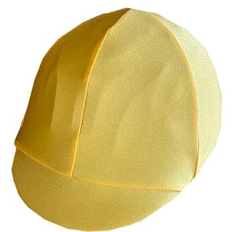 Equestrian Riding Helmet Cover - Yellow