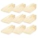 Cabilock Lot de 50 coupelles en bambou biodégradables pour amuse-bouches, nibbles, sushis, amuse-bouches, anniversaire, mariage, Pâques 22HUMKCVP3JNUBV51I14Z6