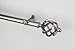 Modern Twist Curtain Rod and Hardware Set Size: 120