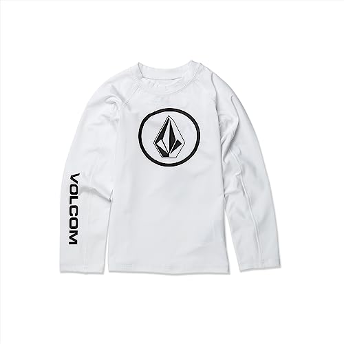 Volcom Boys' Lido Solid Lycra Long Sleeve Rashguard 50+ Uv Protection