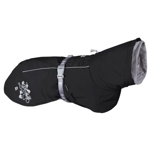 Hurtta Extreme Warmer Hundemantel, Winterjacke für Hunde Dunkelgrau 45cm