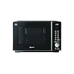 Bauknecht MF 255 B Mikrowelle/Extra Space-Ohne Drehteller/My Menu/Spezialprogramme/Dampfgaren inkl. Dampfgarbehälter/Heißluft/Quarz Grill/Auto Clean/Autom/Rezepte/ 25 L