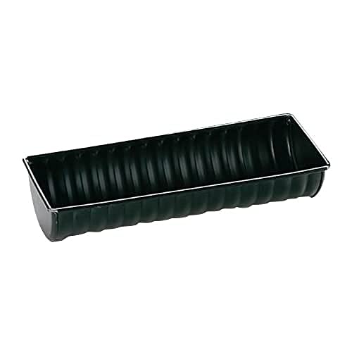 IBILI 822530 Kuchenform Moka halbrund, Stahl, schwarz, 30 x 5.5 x 12 cm