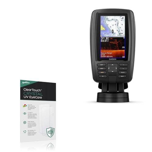 BoxWave Screen Protector Compatible With Garmin echoMAP Plus 43cv - ClearTouch Crystal Anti-UV EyeCare (2-Pack), Filters out Harmful Blue Light Reduce Fatigue