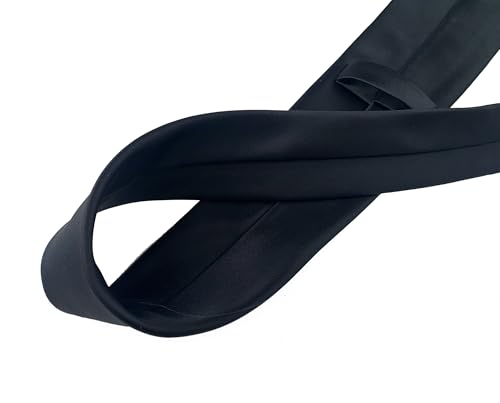 Image of WeiShang Lot 4 PCS Men's Ties Solid Color Neckties Formal Black Ties For Men