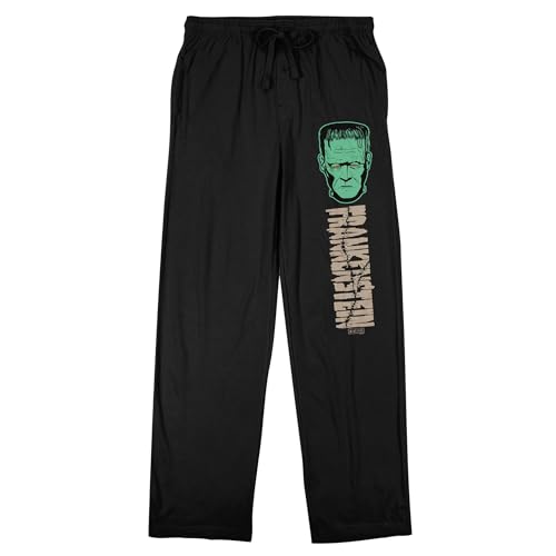 Universal Monsters Frankenstein Men's Black Sleep Pants