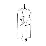 CNMJI Pflanzengitter Garten-Obelisk-Spalier Metall-Eisenblumen-Stützrahmen, Zylindrischer Turm, Bogen-Spalier Für Kletterpflanzen, Hochzeit, Rosen-Blumendekoration