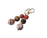  Achat (marmorit), Tigerauge, Karneol Gold Ohrringe*vergoldetes 925er Silber*Naturschmuck*Boho Ohrringe*Heilstein*