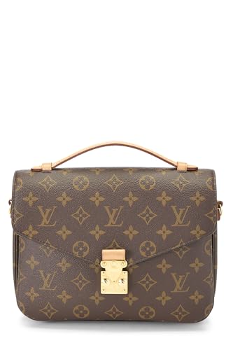 Louis Vuitton, Pre-loved Monogram Canvas Pochette Metis, Brown