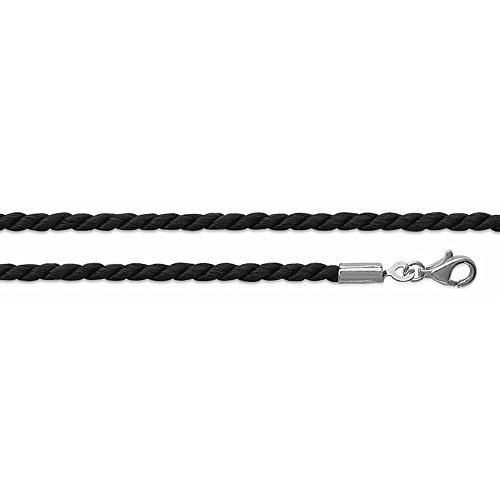 Générique Cavo 2 mm Filo di Seta torsadé Nero con