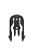 Safariland MOLLE Locking System Holster Locking Fork, Single Kit Only, Black Finish