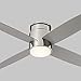 Oxygen Lighting Oxygen 3-102-20 Contemporary Modern 52``Ceiling Fan from Oslo Hugger Collection in Polished Nickel Finish