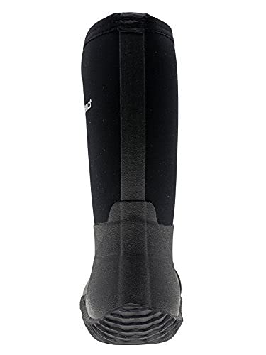 Arcticshield Kids Waterproof Durable Rubber Neoprene Outdoor Boots (Black, 7) #TOP4