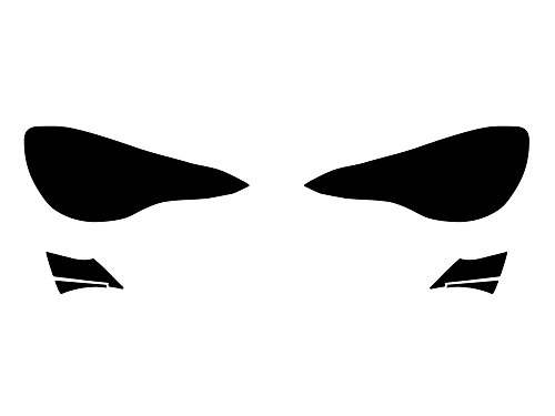 Rvinyl Headlight Tint Covers Compatible with Scion FR-S 2013-2016 - Smoke