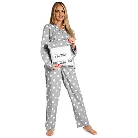 CityComfort Pijama Mujer de Botones 2 Piezas Cover