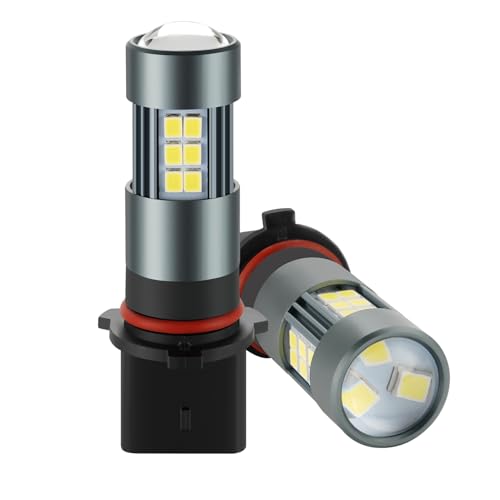 iFunyLED PSX26W 12278 LED Fog Light Bulbs 12278C1 H28W PWY26W Super Bright 6500K Cool White Plug and Play Replacement Fog Lights for Car Truck SUV 2-Pack
