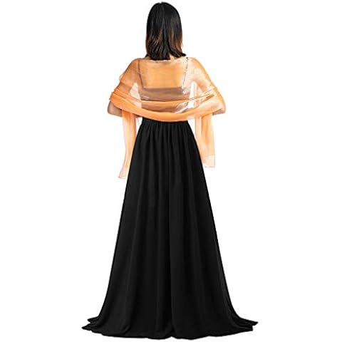 YAOMEI Mujer Bufanda Chales Estolas Satén Cover