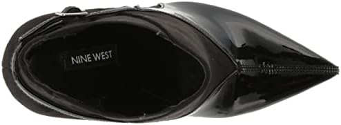 NINE WEST Women's KRASS2 Ankle Boot, Black, 9.5 | Image 4