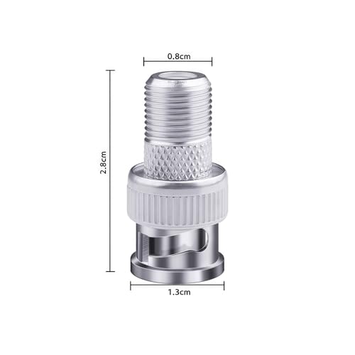 Conector BNC macho a F hembra paquete 14 piezas miniatura 3