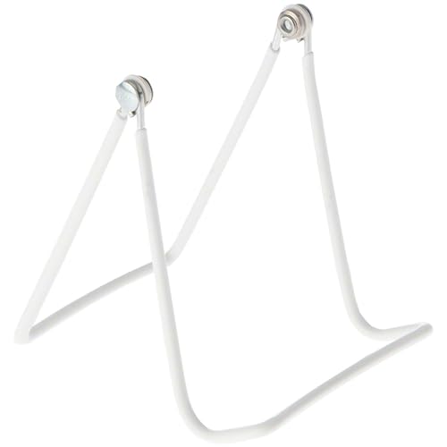 GIBSON HOLDERS 2A Adjustable White Wire Display Easel, 3.625' W x 4' D x 4.5' H, Pack of 12