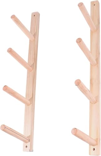 Support mural en bois tapis de yoga : optimisez vos petits espaces de fitness