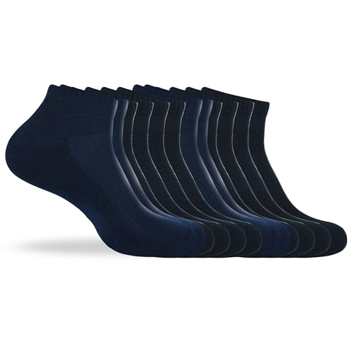 Image of Women's Ankle Socks Thick Cushioned Cotton, Moisture-Wicking socks, Breathable Performance Socks for Running, Sports