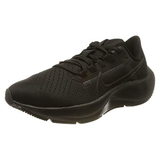 Nike Wmns Air Zoom Pegasus 38, Zapatillas Mujer, Black Anthracite Volt, 39 EU