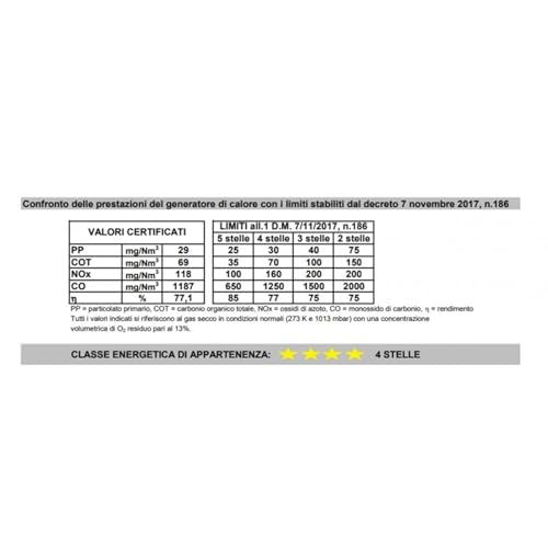 Stufa a Legna in Acciaio 6.9-11 kW Roma con Vetro Ceramico Ampia vista fuoco Portalegna - 6